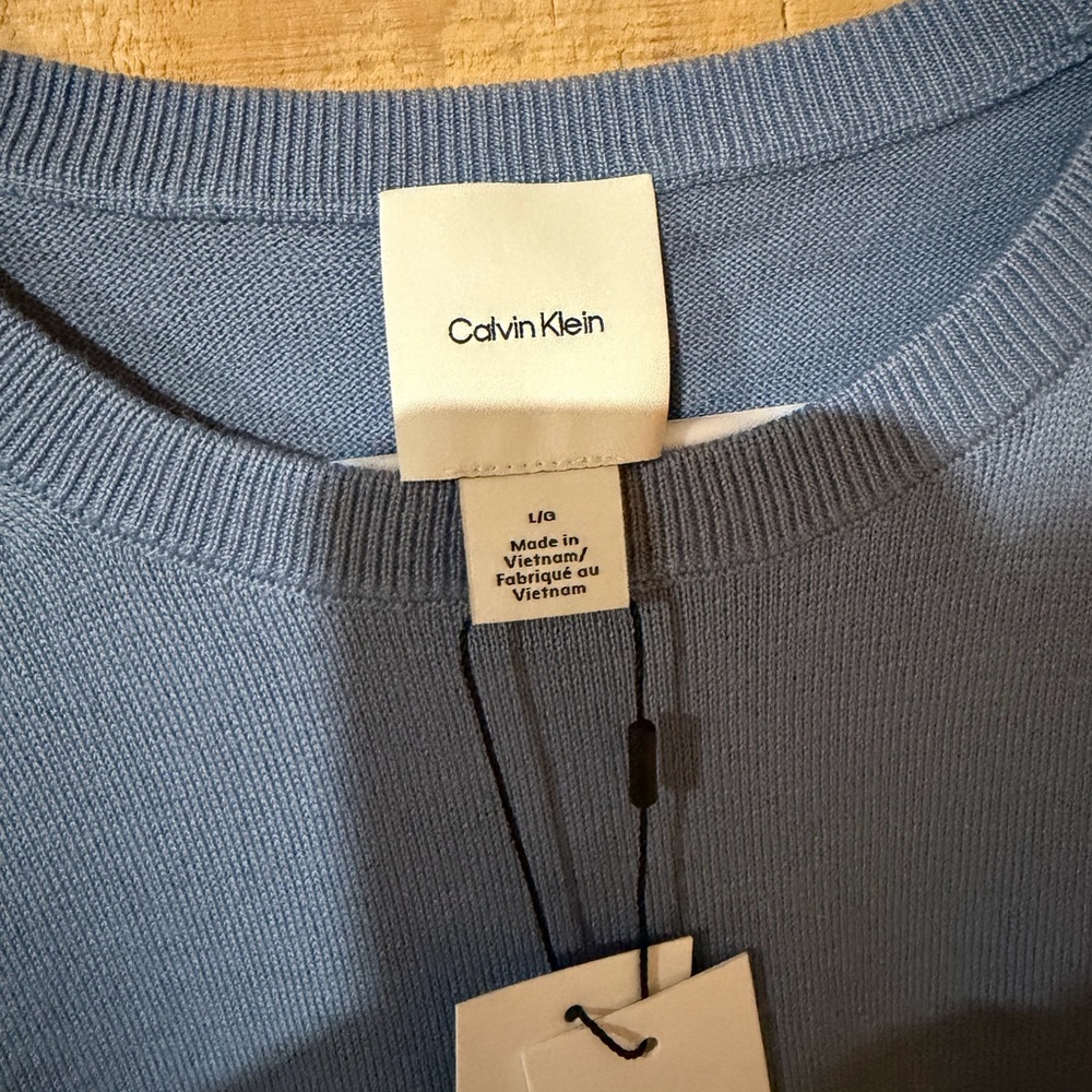 Calvin Klein Men's Blue Sweater - Picture 5 of 6